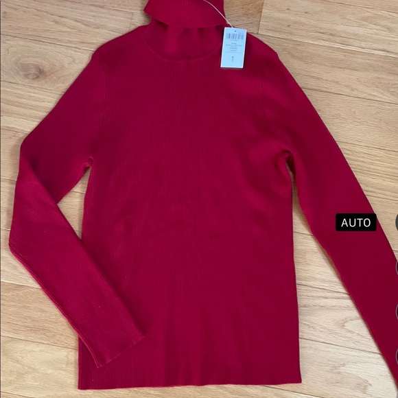 Red Turtleneck Sweater from Chicos - Picture 2 of 4